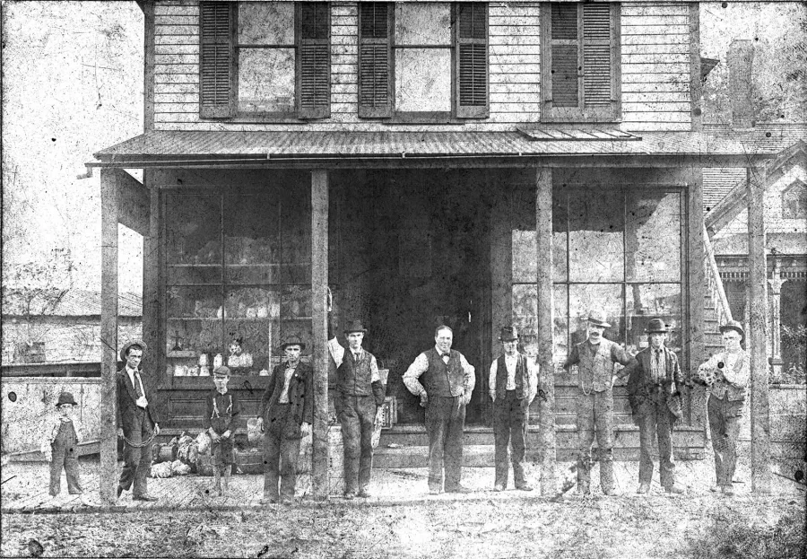 The O’Neil brothers, Daniel and William, and their children successfully ran a grocery store on West Chestnut Street from 1863 to 1957. A community mainstay, they were known for supplying groceries to their neighbors in times of need.