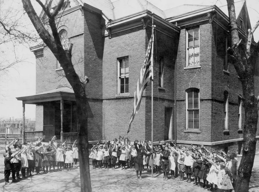 The Sarah Raymond School (originally named Stevenson School) opened in 1877. The children who attended this school were the sons and daughters of the laborers who lived in Stevensonville, and included Welsh, German, Swedish, Polish, and Irish immigrants.