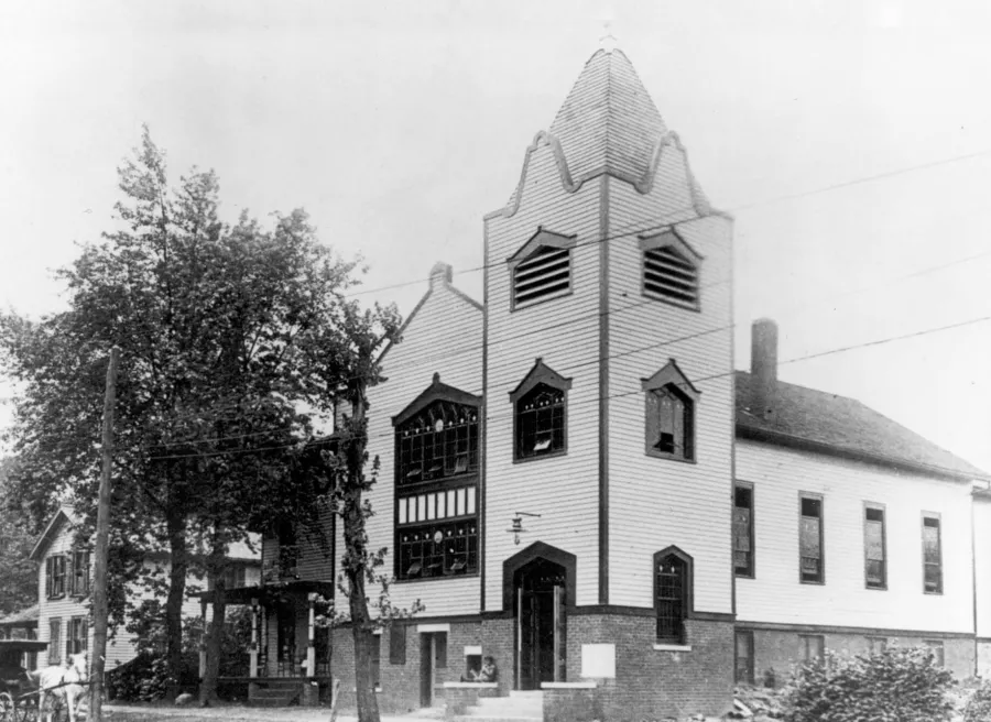 The Wayman African Methodist Episcopal (A.M.E) Church, was McLean County’s first African American Congregation. Located on North Center Street in Bloomington, the first church was built in 1859. The building was expanded in 1871, and again in 1917.