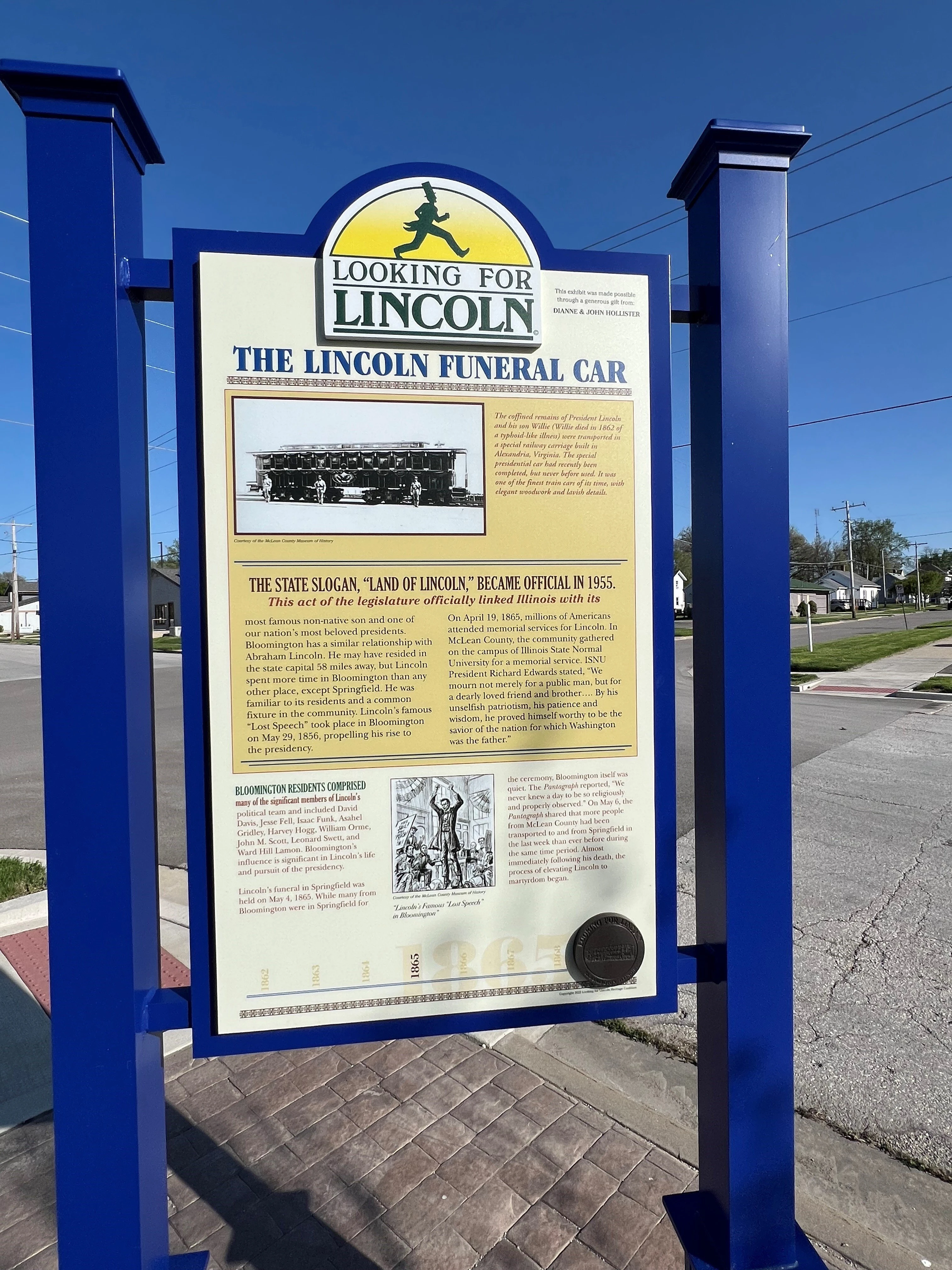 Historical marker titled 